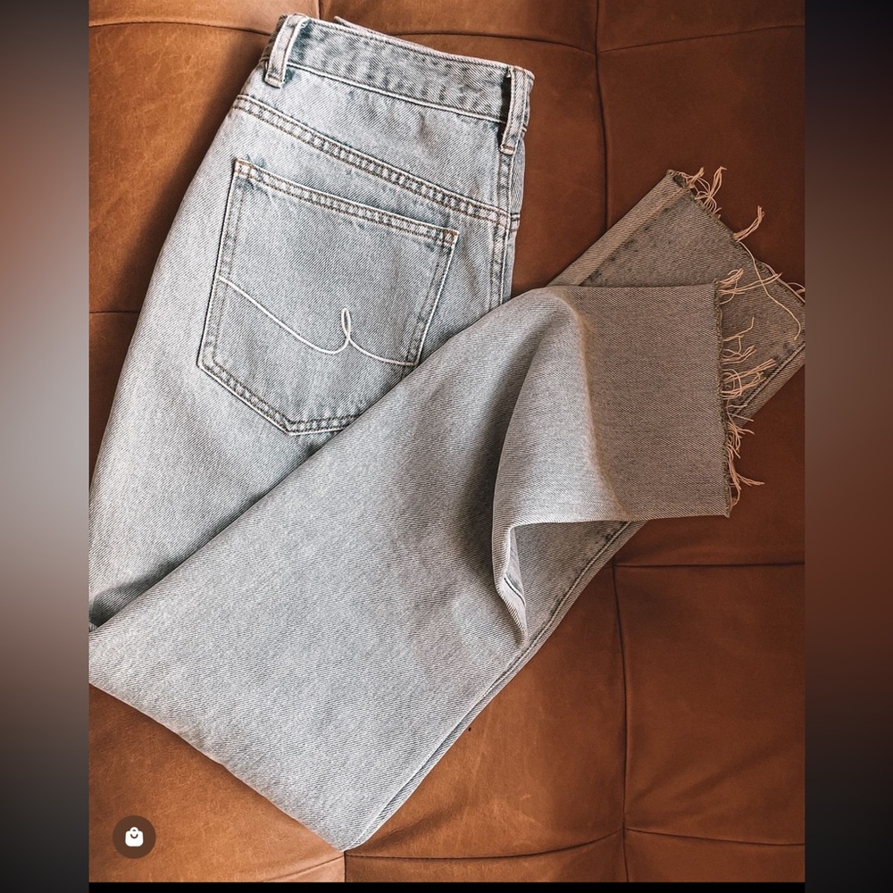 Straight leg jeans